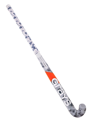 Grays JNR GX-CE Tundra Ultrabow Hockey Stick - Grey/White